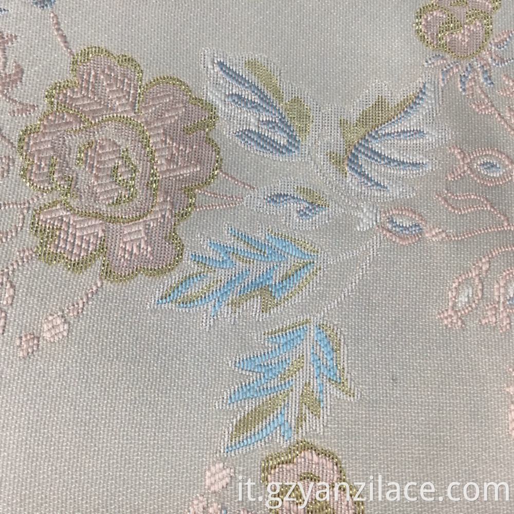 Floral Mattress Woven Custom Jacquard Fabric